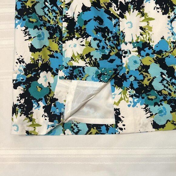 Alex Marie‎ Floral Sheath Dress Square Neckline Cap Sleeve Size 12 EUC - Picture 11 of 14